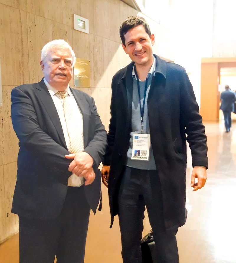 Rencontre de Florent de Bodman et de James Heckman en 2024